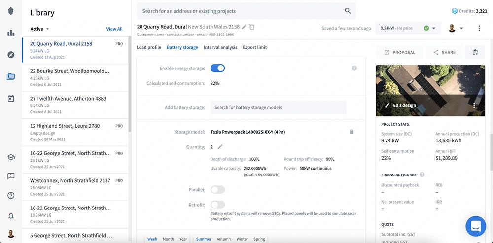 proposal tracking timeline