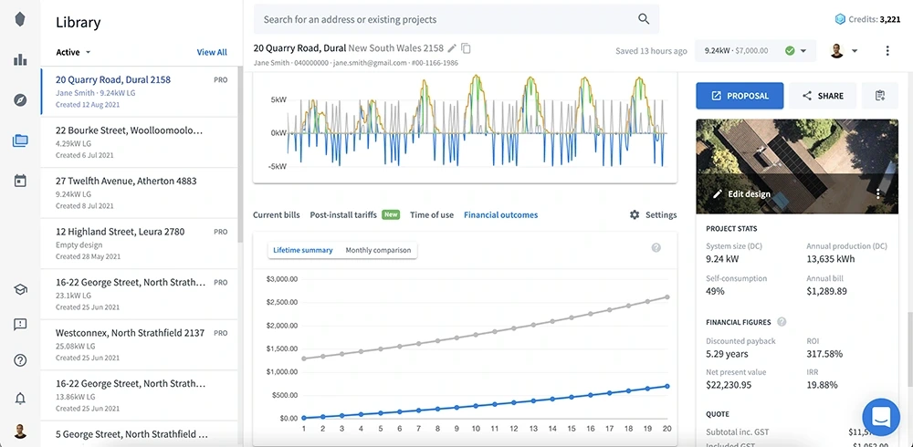 proposal tracking timeline