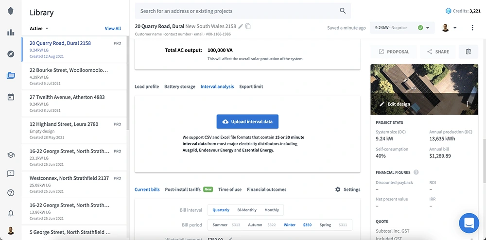 proposal tracking timeline